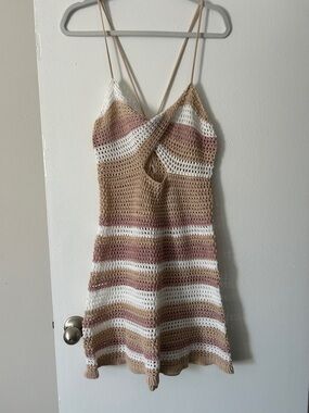 Crochet coverup dress